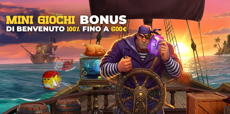 100% Minigiochi fino a 600 €.